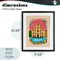 Stupell Industries Floral Bordered Milan Framed Print Under Glass, design by Yen